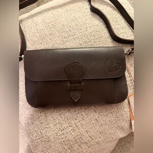 Anonimo Fiorentino NWT Brown Leather Shoulder/Crossbody Made in Italy 8.5x5